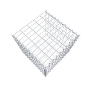 Anbaugabione Typ 2 50 cm x 50 cm x 50 cm (L x H x T), Maschenweite 5 cm x 10 cm, Spirale