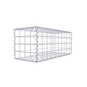 Gabione 100 cm x 40 cm x 40 cm (L x H x T), Maschenweite 10 cm x 10 cm, Spirale