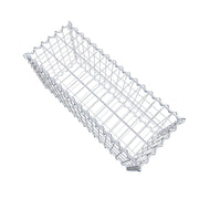 Gabione 80 cm x 40 cm x 30 cm (L x H x T), Maschenweite 5 cm x 10 cm, Spirale