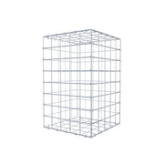 Gabione 80 cm x 50 cm x 50 cm (L x H x T), Maschenweite 10 cm x 10 cm, C-Ring