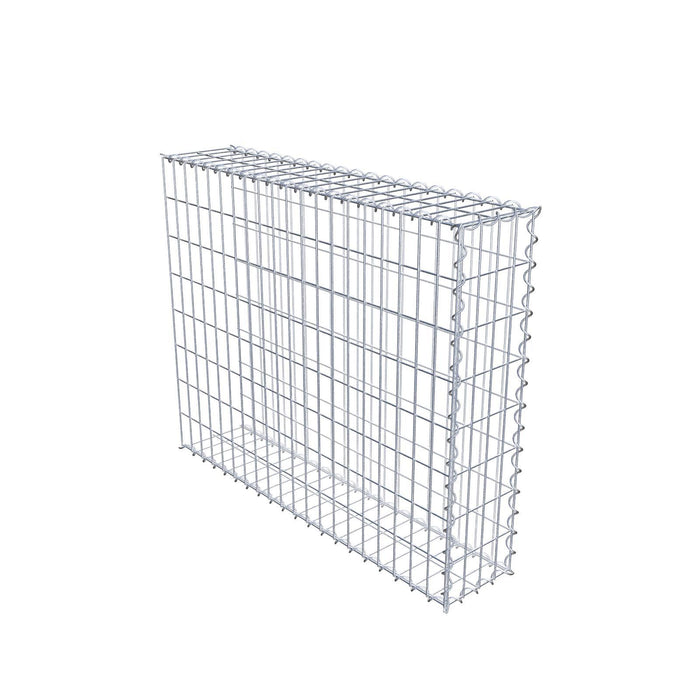 Anbaugabione Typ 2 100 cm x 80 cm x 20 cm (L x H x T), Maschenweite 5 cm x 10 cm, Spirale