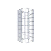 Gabionensäule eckig 32 cm x 32 cm, 80 cm Höhe, MW 5 cm x 10 cm