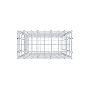 Gabione 80 cm x 40 cm x 20 cm (L x H x T), Maschenweite 5 cm x 10 cm, C-Ring