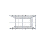 Anbaugabione Typ 2 100 cm x 40 cm x 20 cm (L x H x T), Maschenweite 10 cm x 10 cm, C-Ring