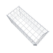 Anbaugabione Typ 3 100 cm x 50 cm x 40 cm (L x H x T), Maschenweite 10 cm x 10 cm, Spirale