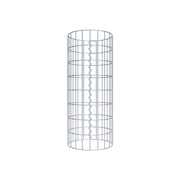 Gabionensäule rund 32 cm Durchmesser, 80 cm Höhe, Maschenweite 5 cm x 10 cm