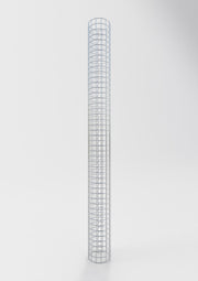 Gabionensäule rund 22 cm Durchmesser, 230 cm Höhe, Maschenweite 5 cm x 5 cm