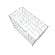 Anbaugabione Typ 3 100 cm x 80 cm x 50 cm (L x H x T), Maschenweite 10 cm x 10 cm, Spirale