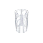Gabionensäule rund 47 cm Durchmesser, 80 cm Höhe, Maschenweite 5 cm x 5 cm