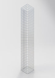 Gabionensäule eckig 32 cm x 32 cm, 200 cm Höhe, MW 5 cm x 5 cm
