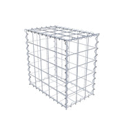 Gabione 50 cm x 50 cm x 30 cm (L x H x T), Maschenweite 10 cm x 10 cm, Spirale