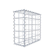 Gabione 50 cm x 50 cm x 20 cm (L x H x T), Maschenweite 10 cm x 10 cm, Spirale