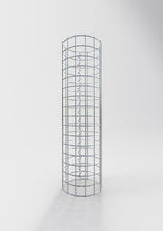 Gabionensäule rund 22 cm Durchmesser, 80 cm Höhe, Maschenweite 5 cm x 5 cm