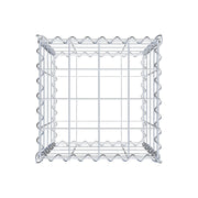 Gabione 40 cm x 40 cm x 40 cm (L x H x T), Maschenweite 10 cm x 10 cm, Spirale