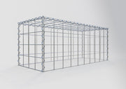 Anbaugabione Typ 3 100 cm x 40 cm x 40 cm (L x H x T), Maschenweite 10 cm x 10 cm, Spirale