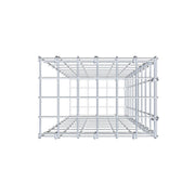 Anbaugabione Typ 2 100 cm x 30 cm x 20 cm, Maschenweite 5 cm x 10 cm, C-Ring