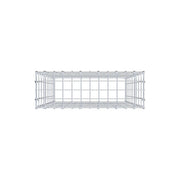 Anbaugabione Typ 3 100 cm x 60 cm x 20 cm (L x H x T), Maschenweite 5 cm x 10 cm, C-Ring