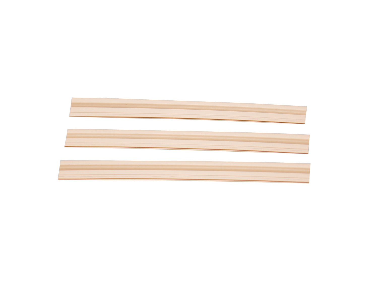2x Befestigungsclips für Sichtschutzstreifen beige MW 5 x 20 cm