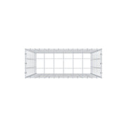 Anbaugabione Typ 3 100 cm x 80 cm x 30 cm (L x H x T), Maschenweite 10 cm x 10 cm, C-Ring