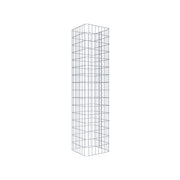 Gabionensäule eckig 37 cm x 37 cm, 160 cm Höhe, MW 5 cm x 10 cm