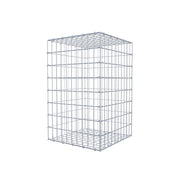Gabione 80 cm x 50 cm x 50 cm (L x H x T), Maschenweite 5 cm x 10 cm, C-Ring