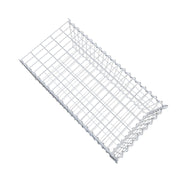 Anbaugabione Typ 2 100 cm x 40 cm x 50 cm (L x H x T), Maschenweite 5 cm x 10 cm, Spirale