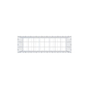Kuvido Gabionenkorb 100 x 70 x 30 cm (L x H x T)  Verzinktes Stahldrahtgeflecht 4 mm, Maschenweite 10 x 10 cm, Spiralring-Gabion für Gartengestaltung und Landschaftsbau
