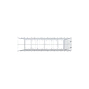 Anbaugabione Typ 2 100 cm x 80 cm x 20 cm (L x H x T), Maschenweite 10 cm x 10 cm, C-Ring