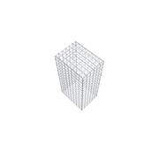 Anbaugabione Typ 3 80 cm x 40 cm x 30 cm (L x H x T), Maschenweite 5 cm x 5 cm, C-Ring