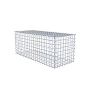 Kuvido Gabione 100 cm x 40 cm x 40 cm (L x H x T), Maschenweite 5 cm x 5 cm, Spirale