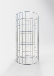 Gabionensäule rund 42 cm Durchmesser, 80 cm Höhe, Maschenweite 5 cm x 10 cm