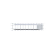 Anbaugabione Typ 4 200 cm x 100 cm x 20 cm (L x H x T), Maschenweite 5 cm x 5 cm, C-Ring