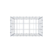 Gabione 50 cm x 50 cm x 30 cm (L x H x T), Maschenweite 10 cm x 10 cm, C-Ring
