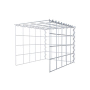 Anbaugabione Typ 4 50 cm x 40 cm x 40 cm (L x H x T), Maschenweite 10 cm x 10 cm, Spirale