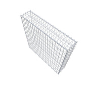 Gabione 100 cm x 100 cm x 20 cm (L x H x T), Maschenweite 5 cm x 10 cm, Spirale