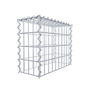 Anbaugabione Typ 3 50 cm x 40 cm x 20 cm (L x H x T), Maschenweite 5 cm x 10 cm, Spirale
