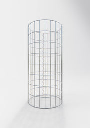 Gabionensäule rund 37 cm Durchmesser, 80 cm Höhe, Maschenweite 5 cm x 10 cm