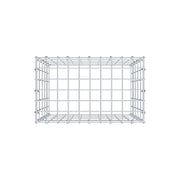 Anbaugabione Typ 3 50 cm x 50 cm x 30 cm (L x H x T), Maschenweite 5 cm x 10 cm, C-Ring