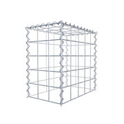 Anbaugabione Typ 3 50 cm x 50 cm x 30 cm (L x H x T), Maschenweite 10 cm x 10 cm, Spirale