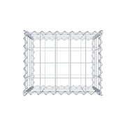 Gabione 50 cm x 40 cm x 40 cm (L x H x T), Maschenweite 10 cm x 10 cm, Spirale