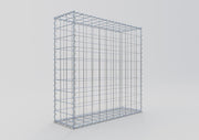 Gabione 100 cm x 100 cm x 30 cm (L x H x T), Maschenweite 10 cm x 10 cm, Spirale