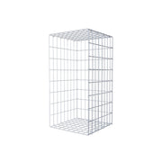 Anbaugabione Typ 2 80 cm x 40 cm x 40 cm, Maschenweite 5 cm x 10 cm, C-Ring