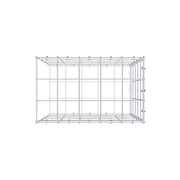 Anbaugabione Typ 2 50 cm x 50 cm x 30 cm (L x H x T), Maschenweite 10 cm x 10 cm, C-Ring