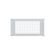 Anbaugabione Typ 3 100 cm x 100 cm x 50 cm (L x H x T), Maschenweite 5 cm x 5 cm, Spirale