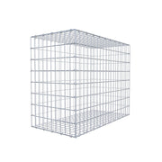 Gabione 100 cm x 80 cm x 50 cm (L x H x T), Maschenweite 5 cm x 10 cm, C-Ring