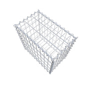Gabione 50 cm x 50 cm x 30 cm (L x H x T), Maschenweite 5 cm x 10 cm, Spirale