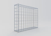 Gabione 100 cm x 80 cm x 20 cm (L x H x T), Maschenweite 10 cm x 10 cm, Spirale