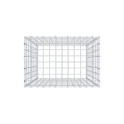 Anbaugabione Typ 3 100 cm x 60 cm x 40 cm (L x H x T), Maschenweite 5 cm x 10 cm, C-Ring