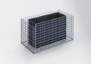 Kuvido Hochbeet eckig 100 cm x 50 cm x 50 cm (L x H x T), Maschenweite 5 x 5 cm, Wandstärke 10 cm