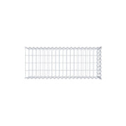 Anbaugabione Typ 2 100 cm x 30 cm x 40 cm (L x H x T), Maschenweite 5 cm x 10 cm, Spirale